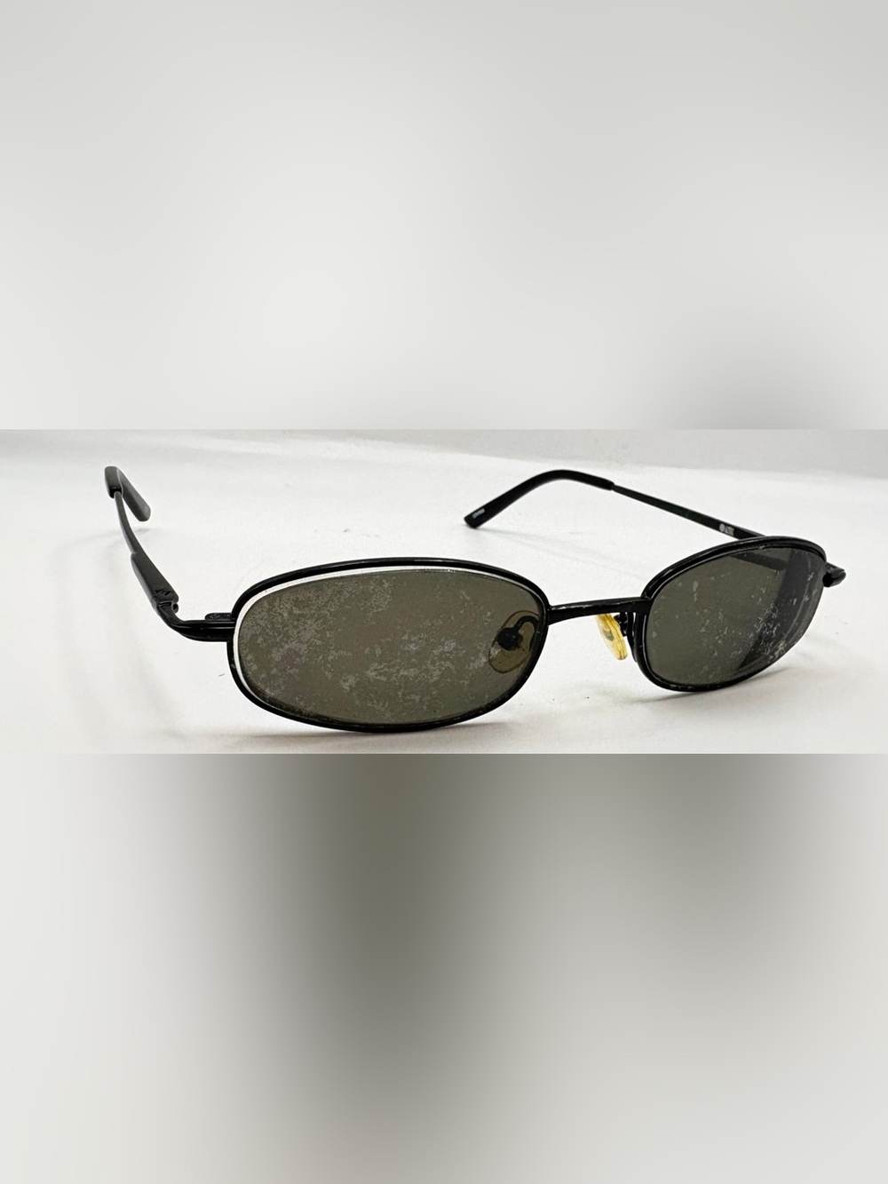 Aztec Black Oval Metal Sunglasses Frames Only